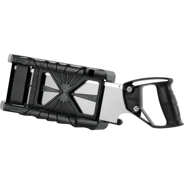Stanley Plastic Saw Storage Miter Box & 12 In. Saw 19-800
