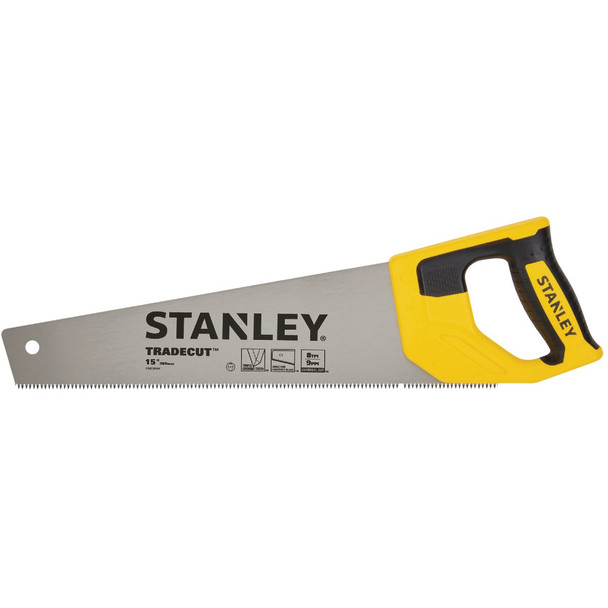 Stanley TRADECUT 15 In. L Blade 9 PPI Bi-Material Hand Saw STHT20348