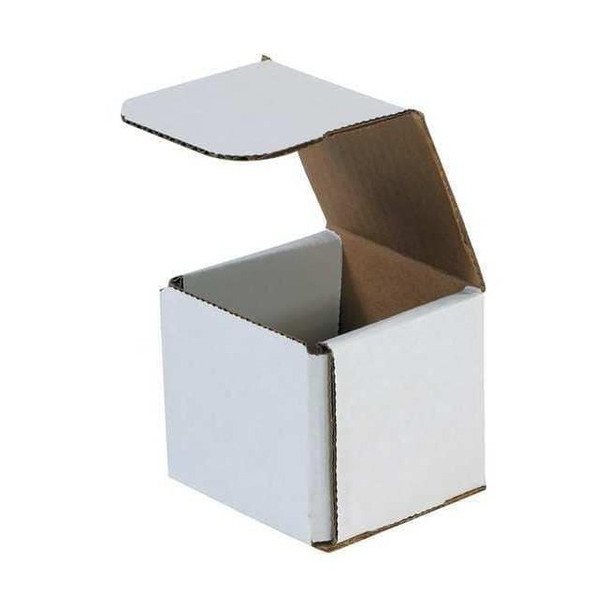 7 in x 7 in x 7 in Inside H, Literature Mailer, White, Corrugate, Single Wall