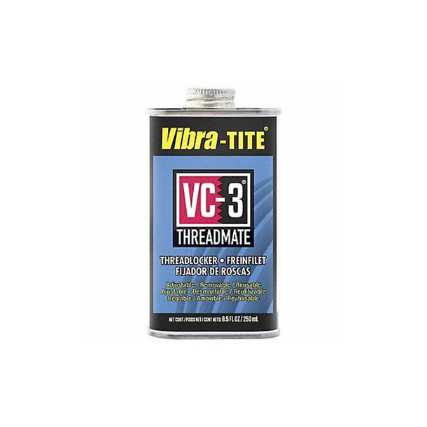Reusable Threadlocker, VIBRA-TITE VC-3, Red, High, Liquid, 8.45 fl oz, Can