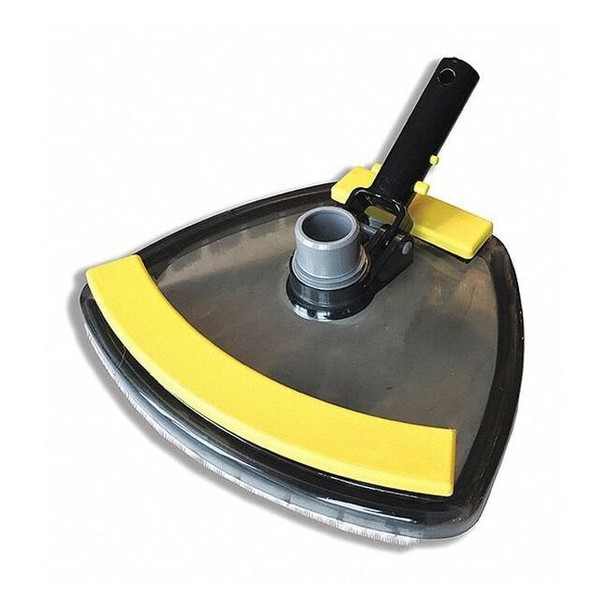Jed Pool Tools Pool Vacuum, Plastic, Black/Yllw, 11-7/8" L 30-179-B