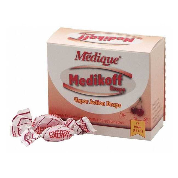 Manufacturer Varies Cough Drop,Menthol,7.6mg,Cherry,PK24 05064