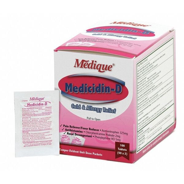 Manufacturer Varies Sinus and Allergy,Tablet,545mg Sz,PK100 12033