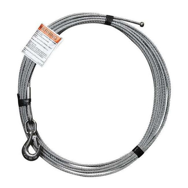 Oz Lifting Products Cable,Galvanized Steel,1200 lb. OZGAL.25-55B