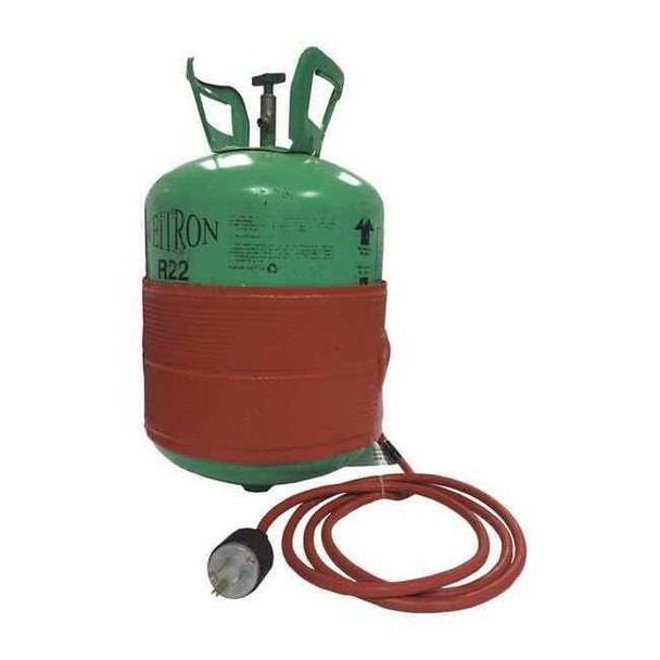Refrigerant Jug Warmer, 120V, 200W, 30/50/125lb Cylinders, NEMA 5-15
