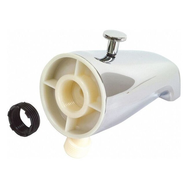 Manufacturer Varies Diverter Spout,5-1/4" L,Chrome Finish 15086