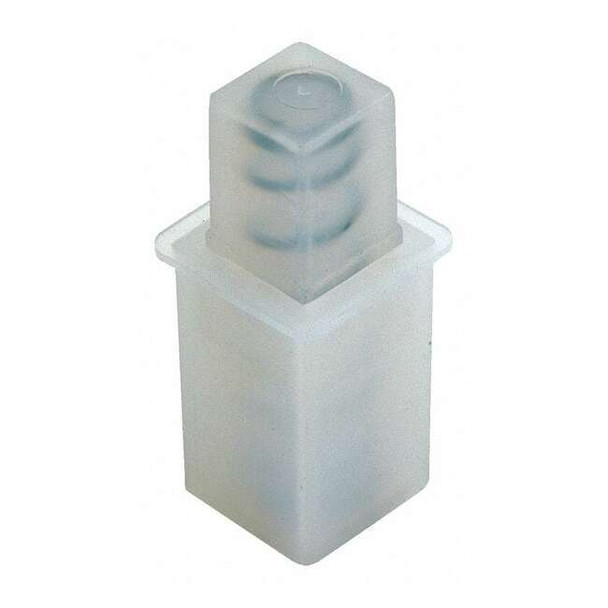 Towel Bar End Caps, Wall Mount, Plastic, Unfinished, 10 PK