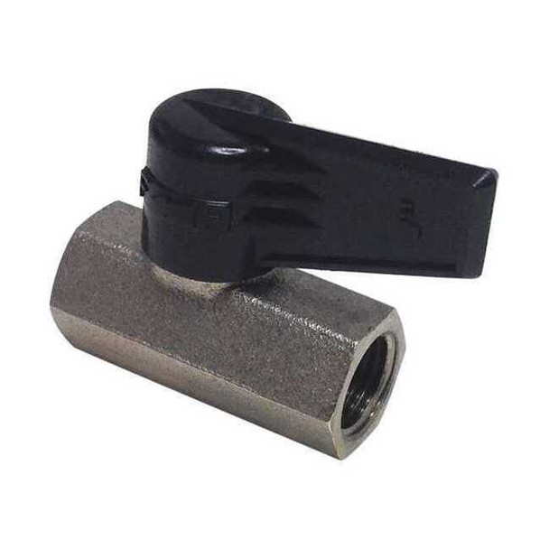 Legris 3/8" FNPT Nickel Brass Ball Valve Inline 0492 07 17