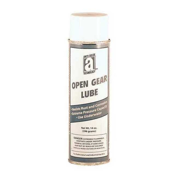 Anti-Seize Technology Lubricant, 14 oz, Aerosol Can, Mineral Oil, Black 17055