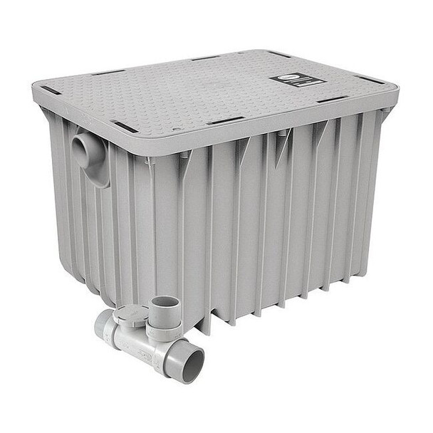 Endura Interceptor Grease Interceptor, 2" Pipe Dia., Thermoplastic 3915A02S