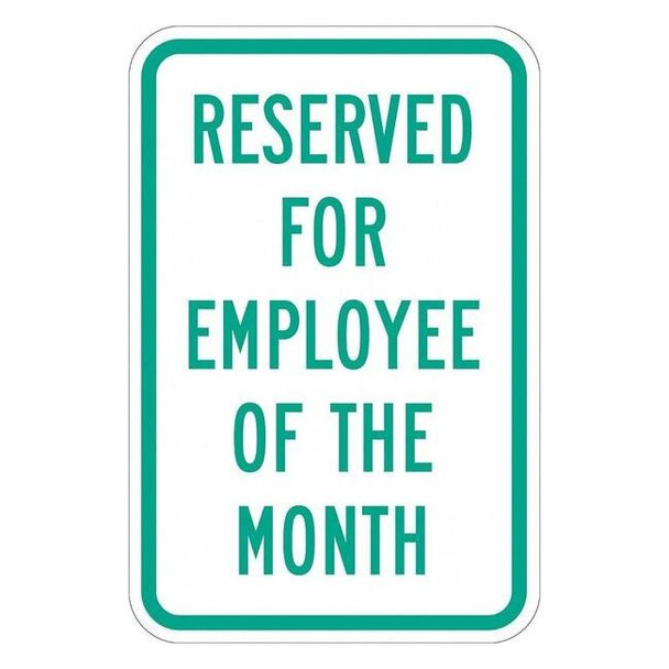 Lyle Employee Parking Sign,18" x 12, T1-1039-DG_12x18 T1-1039-DG_12x18