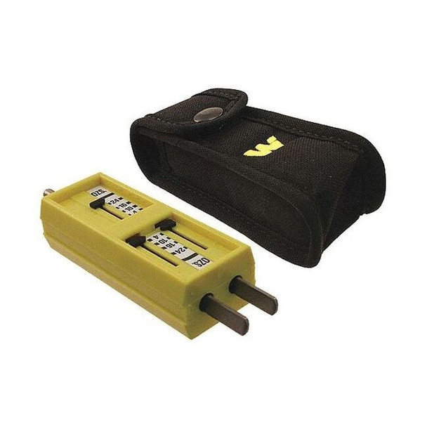 Woodhead Receptacle Tension Tester,Plastic,SS 1760