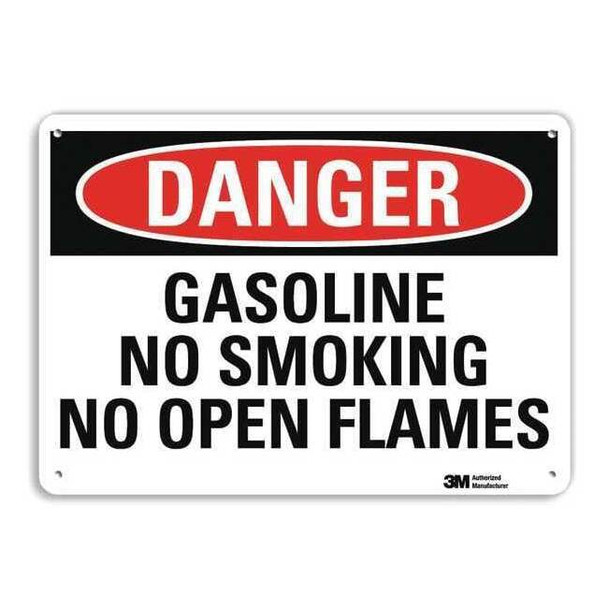 Danger Sign, 10" H, 14 in W,  Horizontal Rectangle, English, U3-1534-NA_14x10