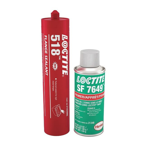 Anaerobic Gasket Sealant, 300 mL, Red, Temp Range -65 to 300 Degrees F