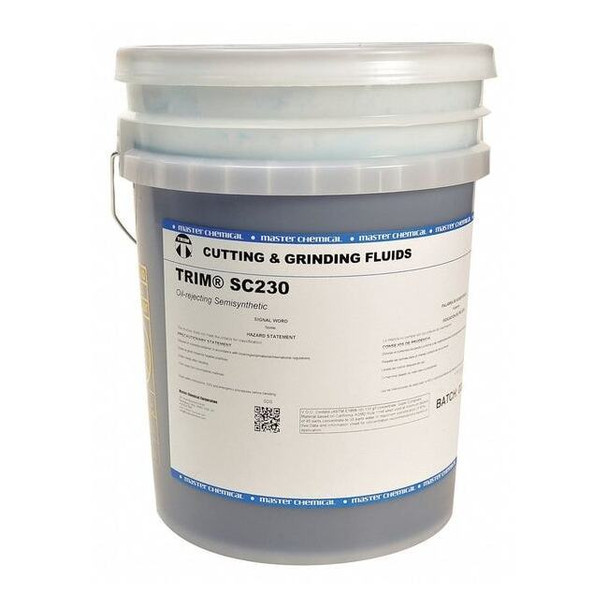 Trim Cutting Fluid, SC230, Semisynthetic, 5 gal, Pail, Blue SC230-5G