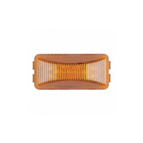 Maxxima Clearance Light, LED, Amber, Rect, 2-1/2 L 3LXG2