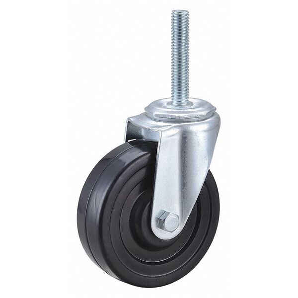 Manufacturer Varies Swivel Stem Caster,Rubber,4 in.,170 lb. 32J935