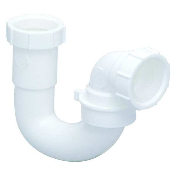Manufacturer Varies Sink Trap,Wht Drain,Threaded Connection 35379