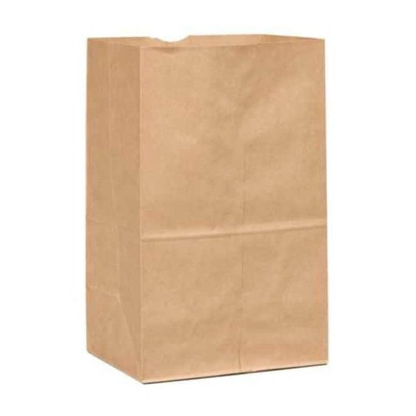Manufacturer Varies Grocery Bag Flat Bottom 25 lb Shorty Brown, Pk500 18428