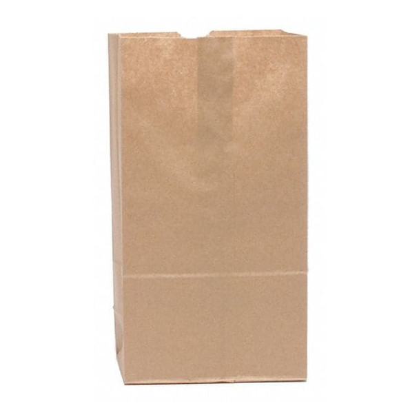 Manufacturer Varies Grocery Bag Flat Bottom 12 lb Brown, Pk500 18412