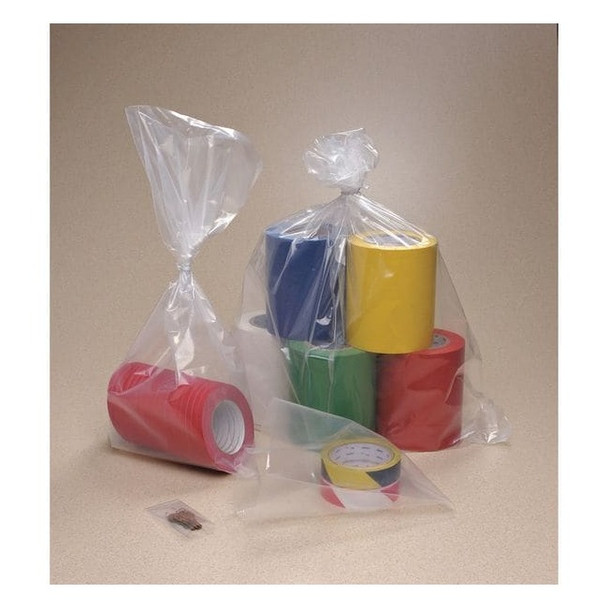 Manufacturer Varies Open Poly Bags, 24" x 15", 4 mil, Clear, None, 250 PK 9UAV1