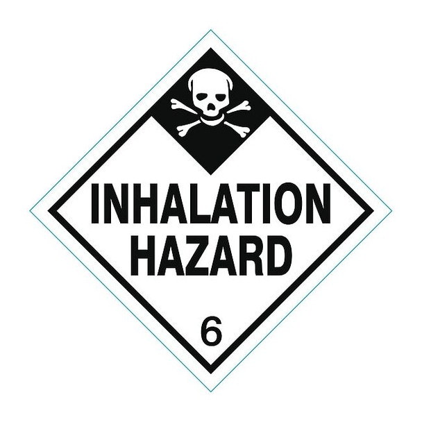 Manufacturer Varies DOT Label,Black/White,4 In. W,PK25 8V072