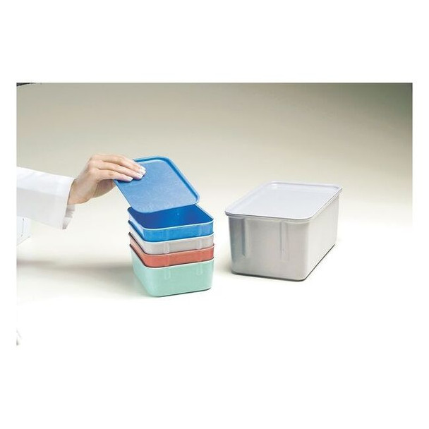Mfg Tray Nesting Box Lid, Blue, Fiberglass, 11-3/4 in 9201185268