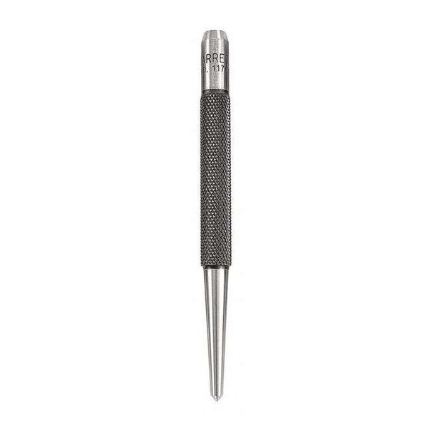 Starrett Center Punch, 1/8 in, 3 in, Knurled 117C