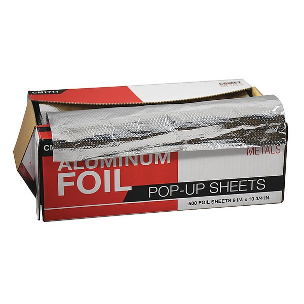 Manufacturer Varies Foil Sheet,Alum,9x10 3/4 In,PK500 4UGH6