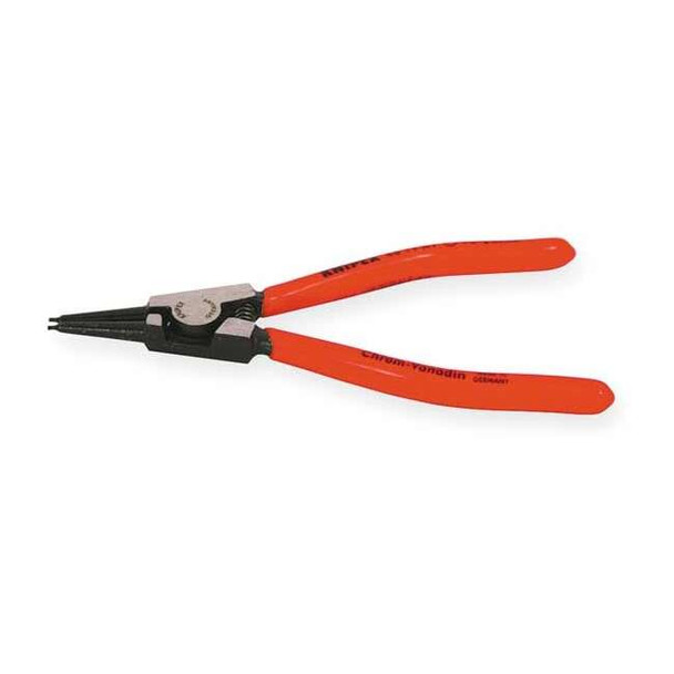 Knipex Retaining Ring Pliers,0.046 In Tip,0 Deg 46 11 A1 SBA