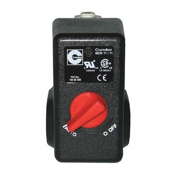 Powermate Comp Pressure Switch,105-135 psi,4 Port 034-0226RP