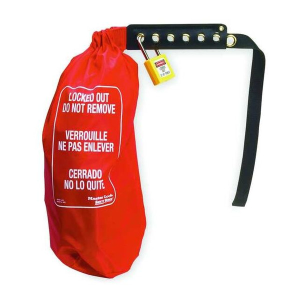 Master Lock Oversized Plug Cover,Red 453L