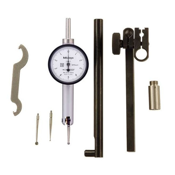 Mitutoyo Test Indicator Set,Swl Hd,0 to 0.100 In 513-504-10T