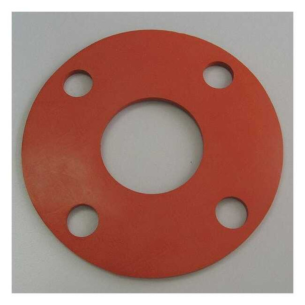 Manufacturer Varies Flange Gasket,Full Face,8 In,Silicone 4CYX5
