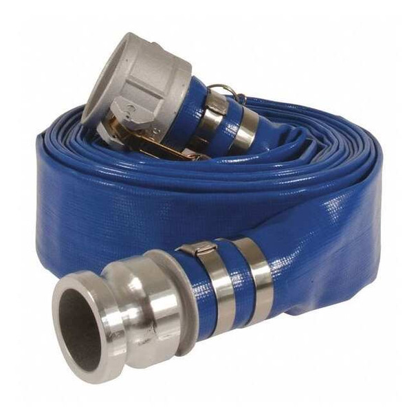 Manufacturer Varies 1-1/2" ID x 25 ft PVC Water Discharge Hose 80 PSI BL 45DU21