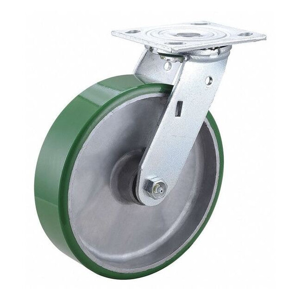 Swivel NSF-Listed Plate Caster,1250 lb,NSF-Listed Plate Type B