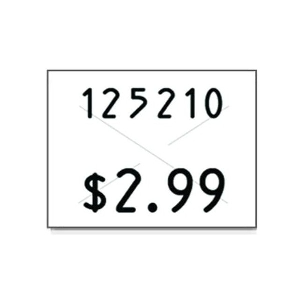 Garvey Pricing Label Kit,2-Line,White,PK3 90949