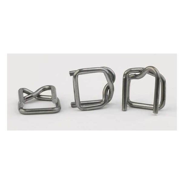 Manufacturer Varies StrappingBuckle,Steel,Round;Flat,PK1000 2CXP2