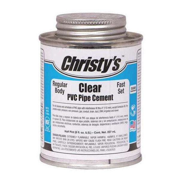 Christys Pipe Cement,Clear,8 oz. RH-RCLV-HP-24