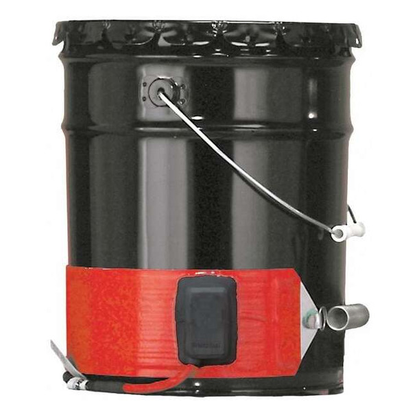 Drum/Pail Heater, Silicone Rubber, 120VAC, 5 Gallon, 550W, 35"L x 4"W