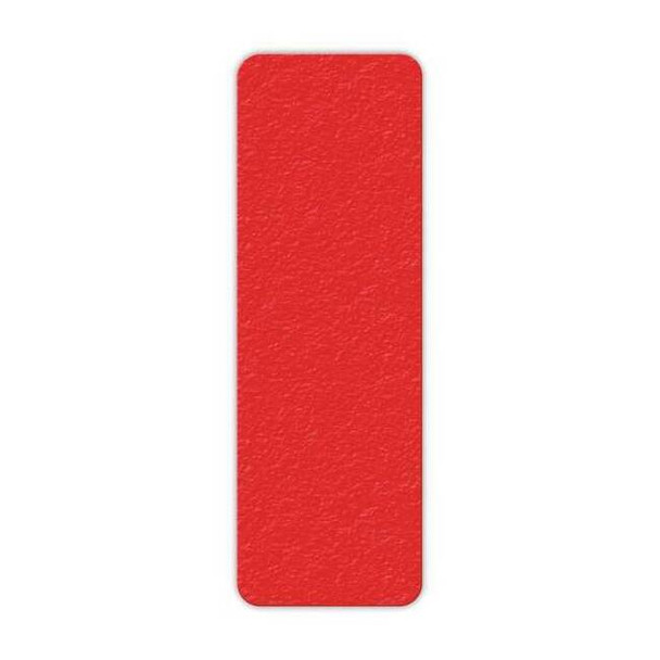 Workplace Floor Organization Marker Vinyl Film Red, 2" W x 6" L, 0.58 mil Thick