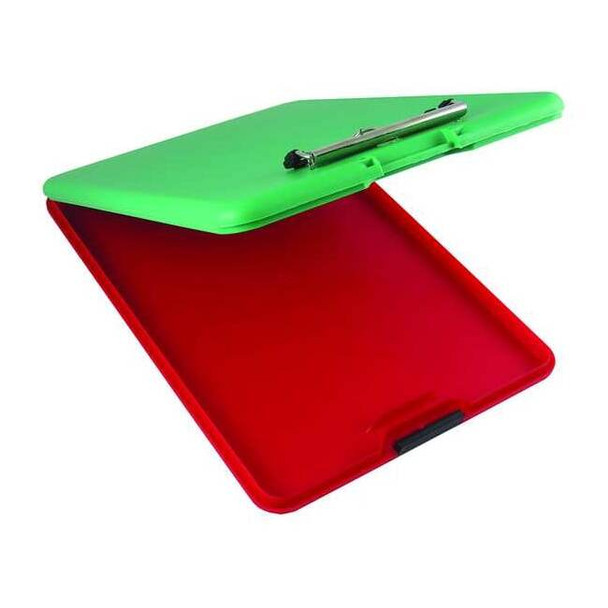 Manufacturer Varies 8-1/2" x 11" Storage Clipboard, Red/Green 00580
