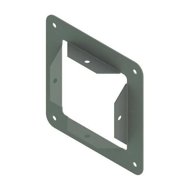 Wireway Panel Adapter, 1 Type, NEMA 1 Rating, Steel, Painted