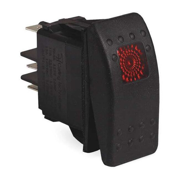 Mi-T-M Rocker Switch,with Lamp 32-0669