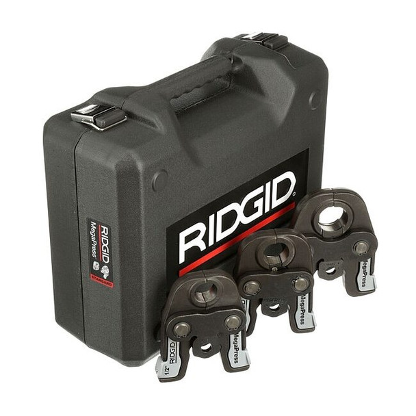 Ridgid MegaPress Standard Jaw Kit With 1/2 in to 1 in 3 Jaws and Case 48558