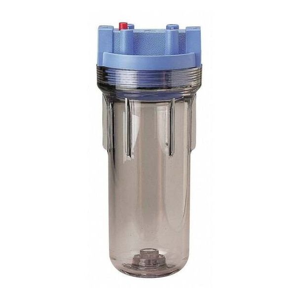Pentair Pentek FilterHousing,125/8inH,51/4inDia,Clear 150071-75
