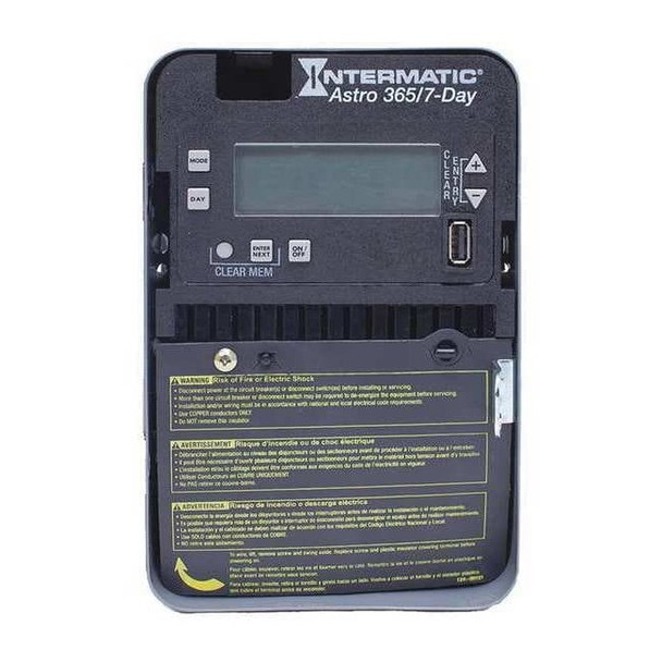 Intermatic ElectronicTimer,Astronomic,Gray,Metal ET2815C
