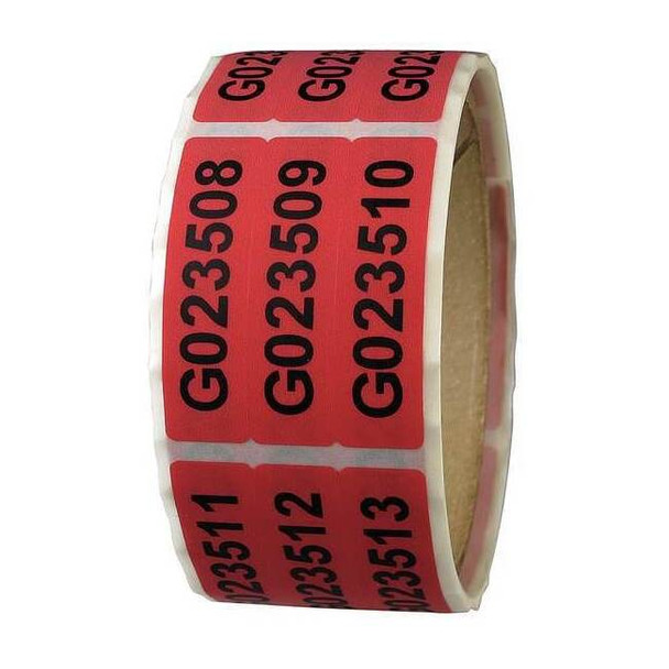 Novavision TamperEvidentLabels,Acrylic,PK252 XSG21-35RESN-250