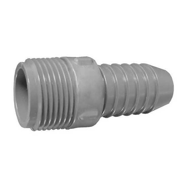 Manufacturer Varies PVC Male Adapter, Insert x MNPT, 3 in Pipe Size 1436030