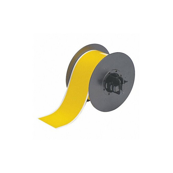Brady Tape,Yellow,100 ft. L,2-1/4 In. W B30C-2250-595-YL